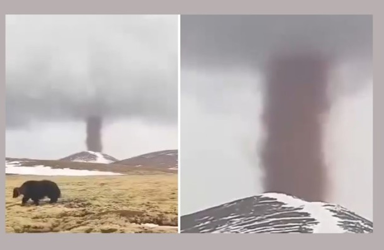 Tornado en las Montañas de China