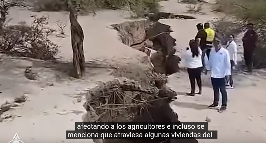 Grietas en el desierto de Chihuahua