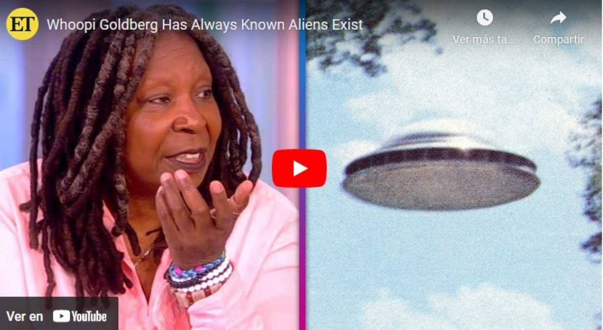 Whoopi Goldberg hablando sobre extraterrestres